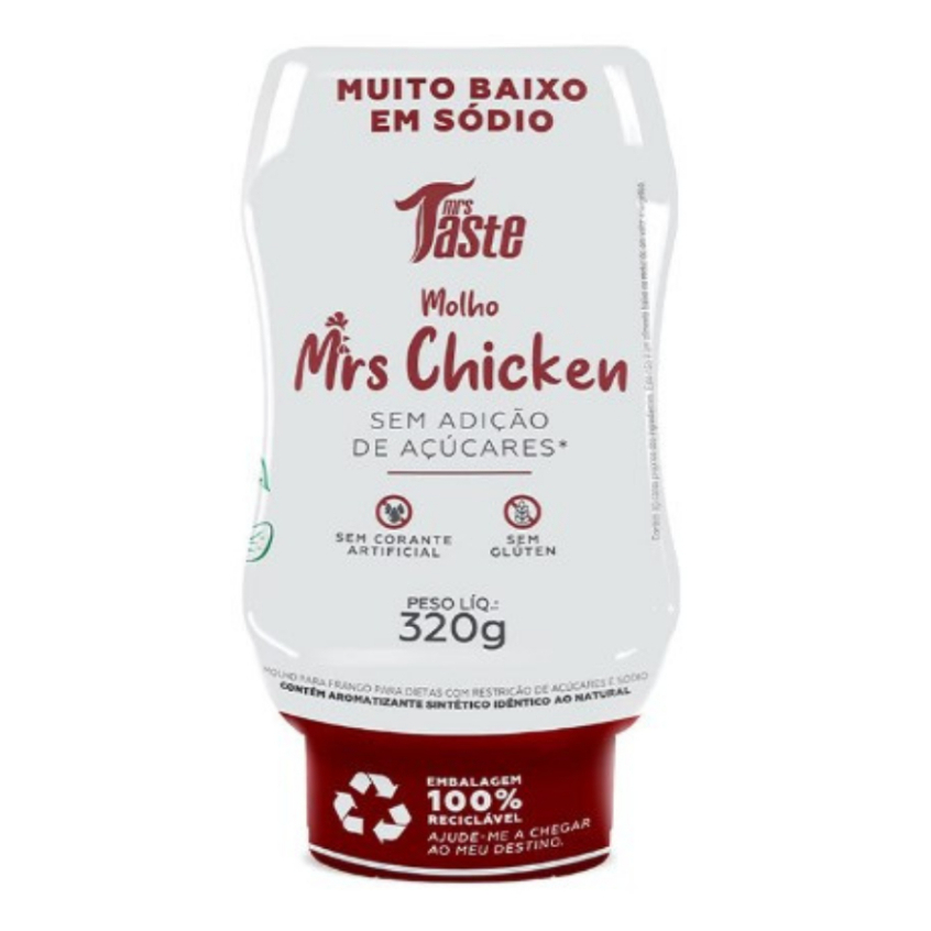 Molho Mrs Chicken 320g – Mrs Taste em Oferta na Shopee