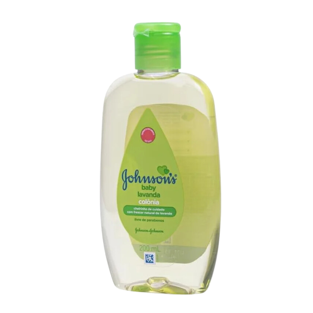 Colônia Johnson´s Baby Lavanda 200ml Cheirinho de Cuidado Aroma Lavanda Kids Infantil