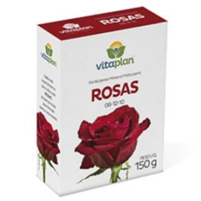 Fertilizante Adubo NPK 08-12-10 para Rosas - Mineral Misto Vitaplan 150g