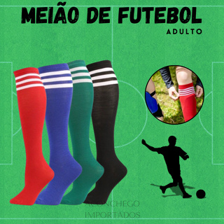 Meiao Futebol Esporte Adulto Jogador Profissional Cano Alto Society em Oferta na Shopee