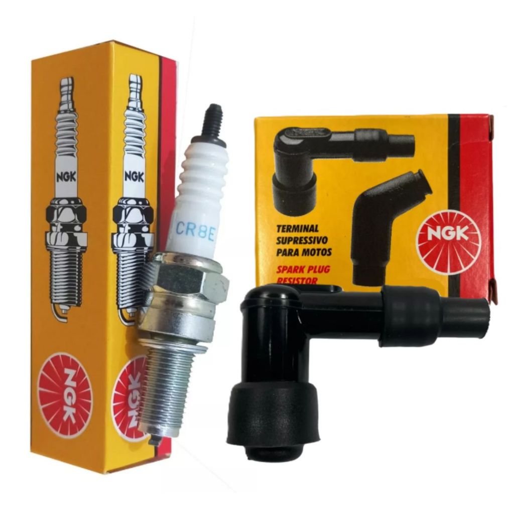 Vela e Cachimbo P/ Suzuki Intruder 125 2007-2015 Ngk