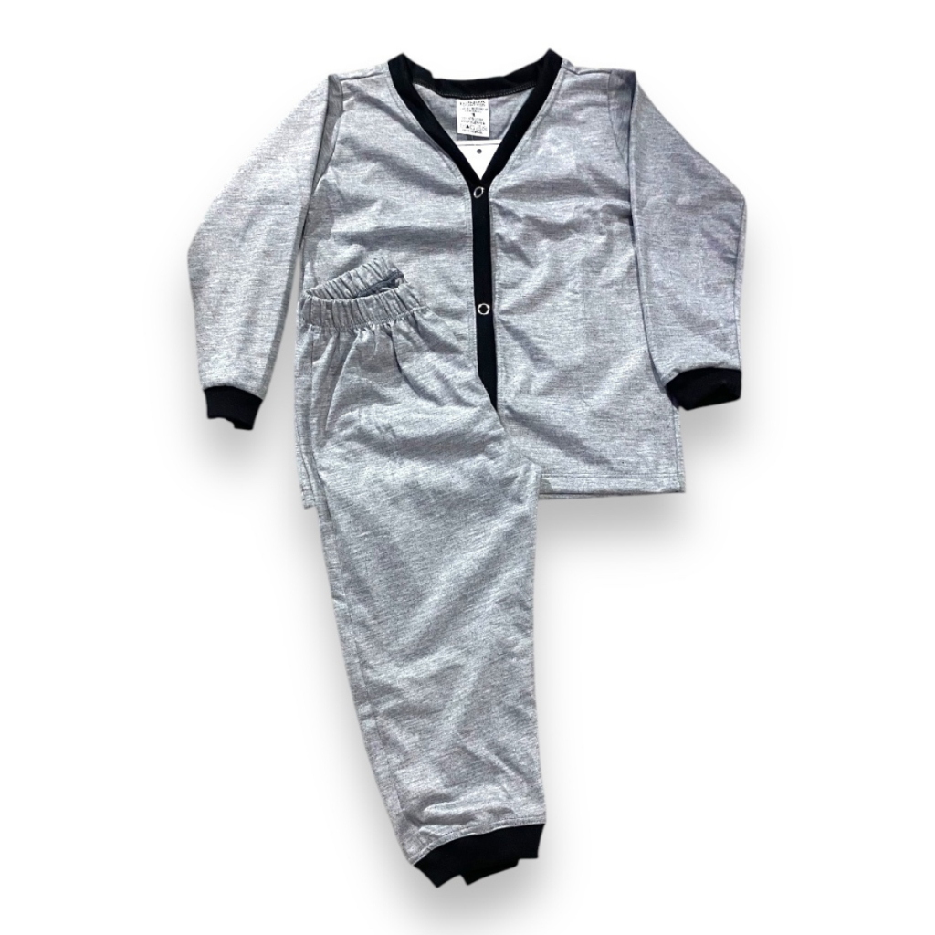 pijama americano infantil masculino de botões menino frio em Oferta na Shopee