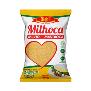 Milhoca Oishii 500g - Milho+Mandioca em Oferta na Shopee