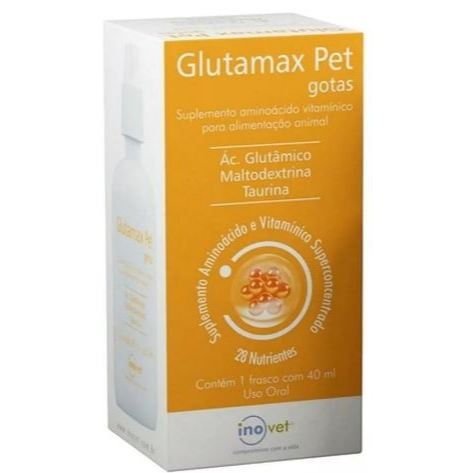 Glutamax Gp Suplemento Em Gotas P/ Animais 40ml- Inovet em Oferta na Shopee