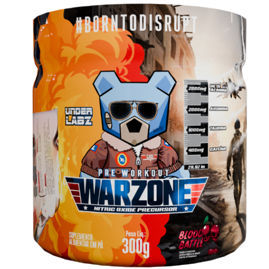 Pré Treino Warzone Under Labz 150g e 300g Day em Oferta na Shopee