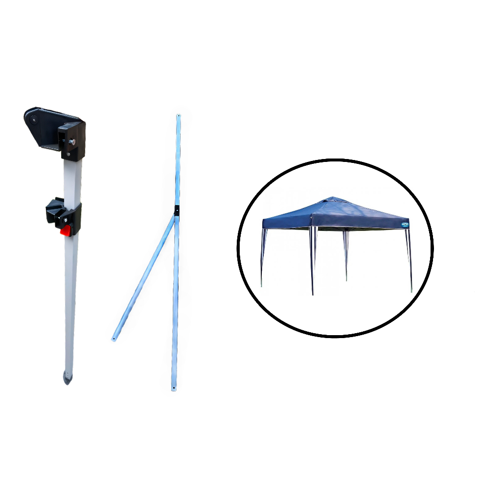 Peças Tenda Gazebo 1 Perna Completa + 1 Haste Teto Y 110cm / 55cm  Praia Mor Bel
