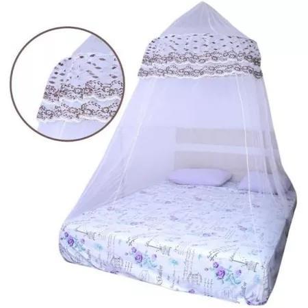 Mosquiteiro Gigante Com elástico nas Bordas Serve para cama King/Super King/Box/ Queen/Solteiro promoção