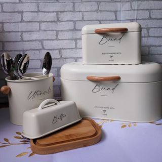 Itens de Mesa Cozinha Branco com Bambu Vintage - Mesa Posta