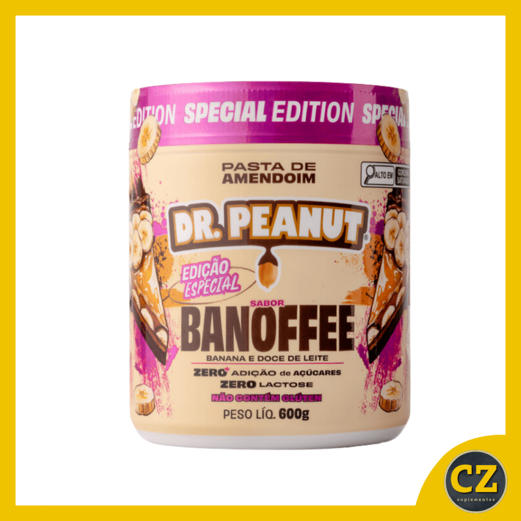 Pasta com Whey Protein (600g) - Dr Peanut Sabor:Banoffee