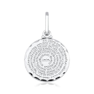 Pingente em prata 925 pai nosso pequeno 11mm em Oferta na Shopee