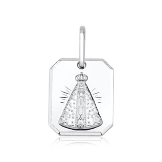 Pingente Placa Nossa Senhora Prata 925 em Oferta na Shopee