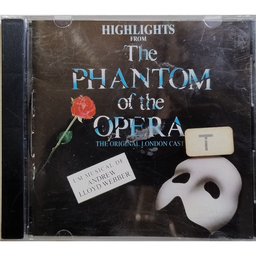 Cd The Phantom of The Opera Trilha Sonora Otimo Estado