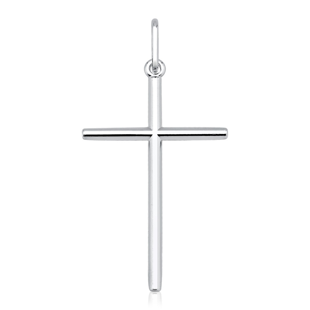 Pingente de Prata 925 Cruz Palito Grande em Oferta na Shopee