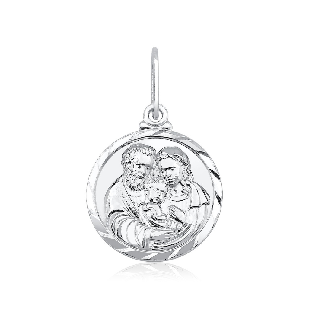 Pingente de Prata 925 Sagrada Família