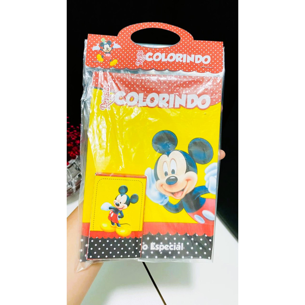 REVISTINHA DE COLORIR - MICKEY-PAPELARIA PERSONALIZADA-LEMBRANCINHA FESTA INFANTIL - FESTAS INFANTIS