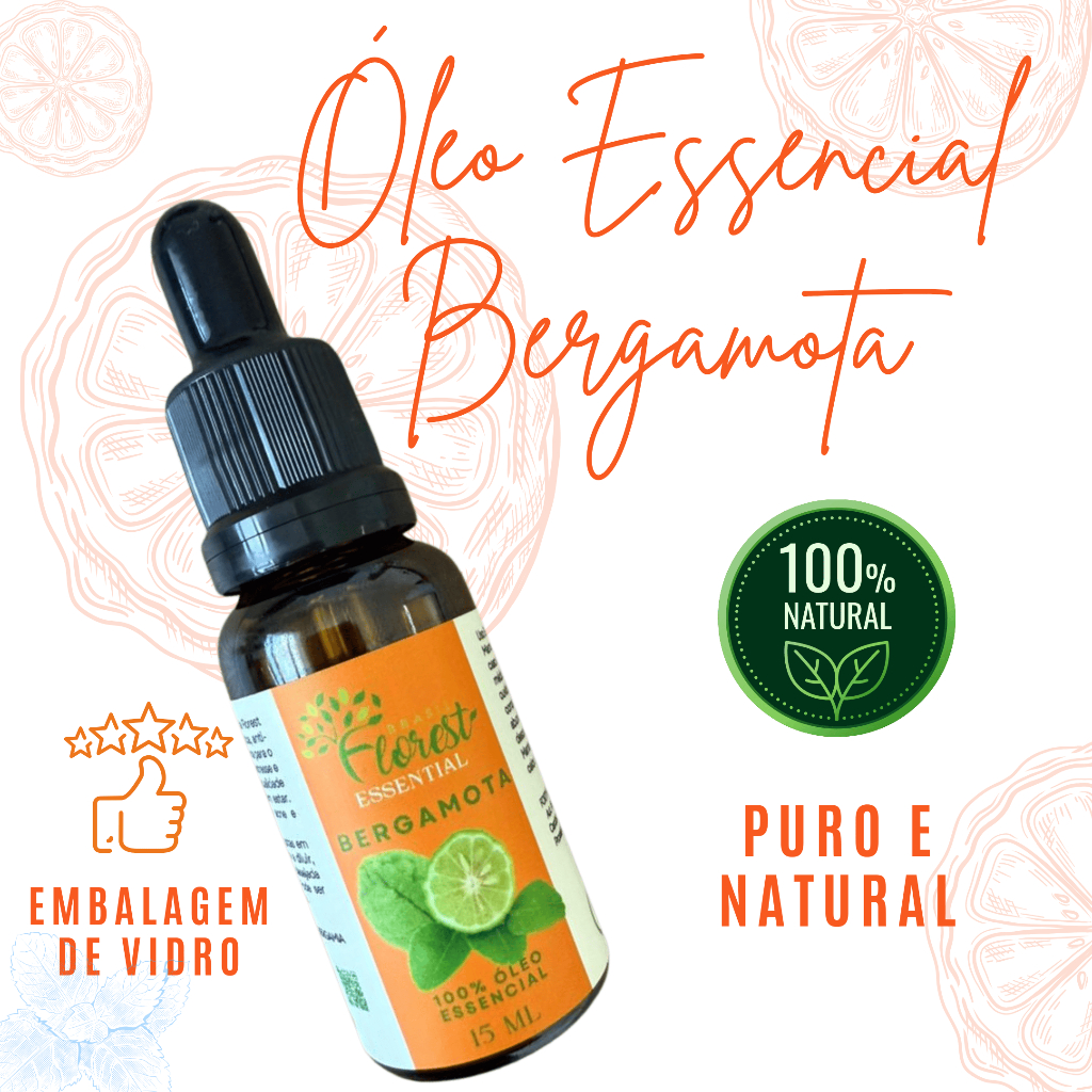 Óleo essencial de Bergamota Florest Brasil em Oferta na Shopee