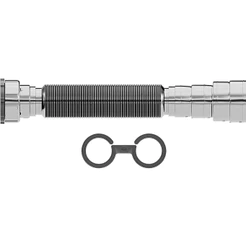 Sifão Tubo Extensivo Cromado 70 Cm Blukit