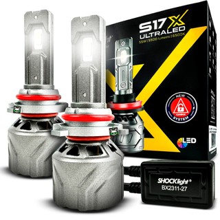 Lâmpada Ultraled Shocklight S17x 5500 Lúmens 6500k Encaixe HB3 em Oferta na Shopee