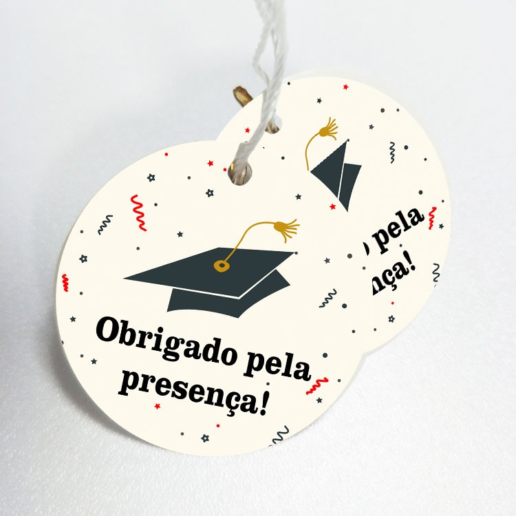 Tags de Agradecimento formatura em Oferta na Shopee