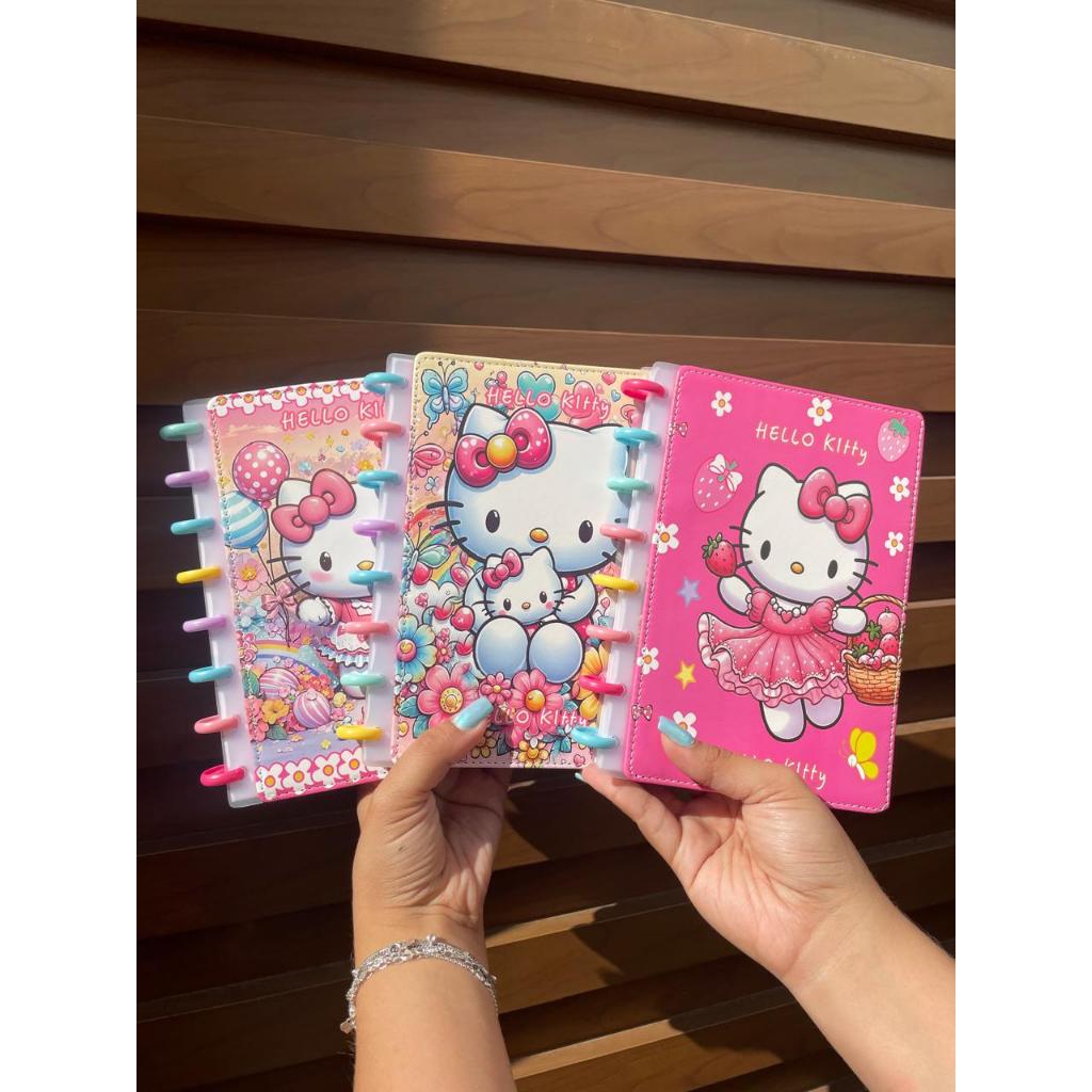 CADERNO INTELIGENTE PEQUENO HELLO KITTY /CADERNO DISCO HELLO KITTY / PAPELARIA FOFA KAWAII