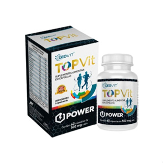 TOPVIT POWER 500MG  60CPS em Oferta na Shopee
