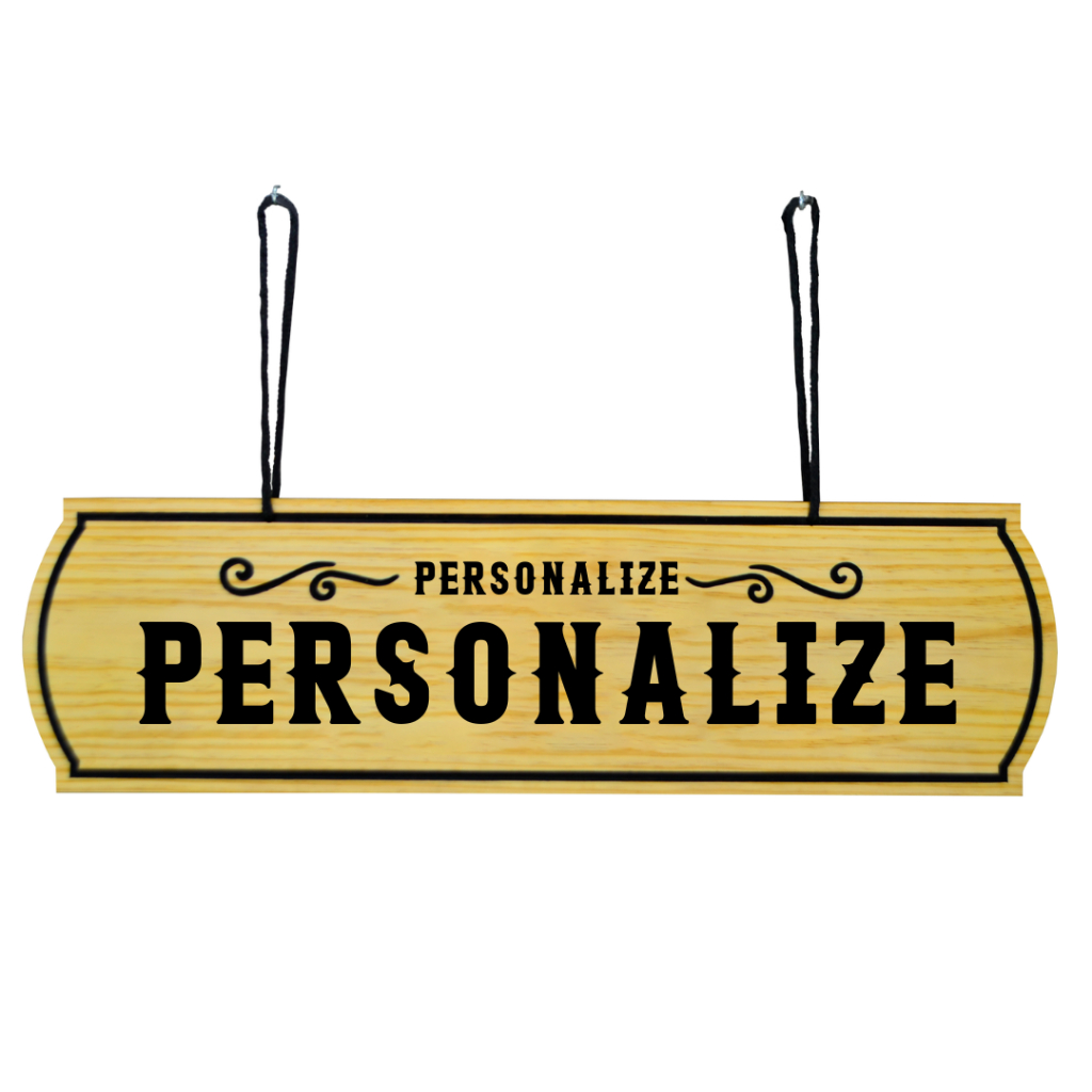 Placa De Fazenda Personalizada Placa Rústica de Madeira Pinus Chácara 90x28cm em Oferta na Shopee