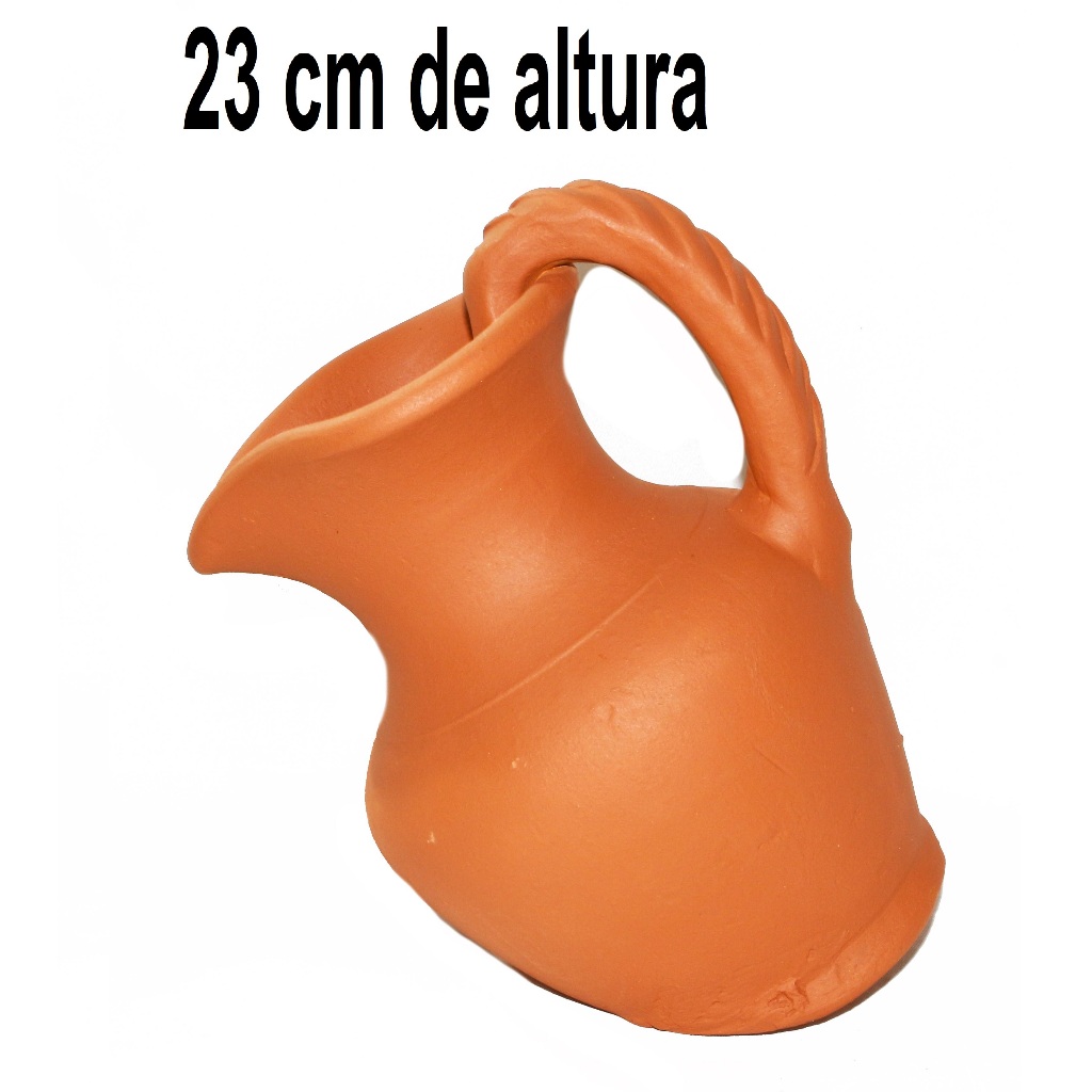 Jarro Vaso De Barro Natural - Decoração Casa/igreja - p3
