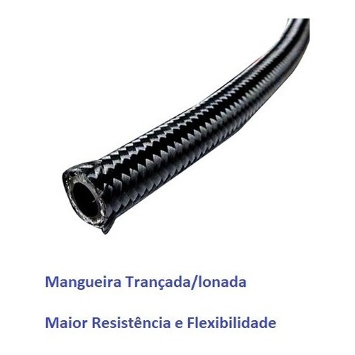 Mangueira P/ Gás Alta Pressão 3/8 C/ Norma Lonada — imagem 2 de 2