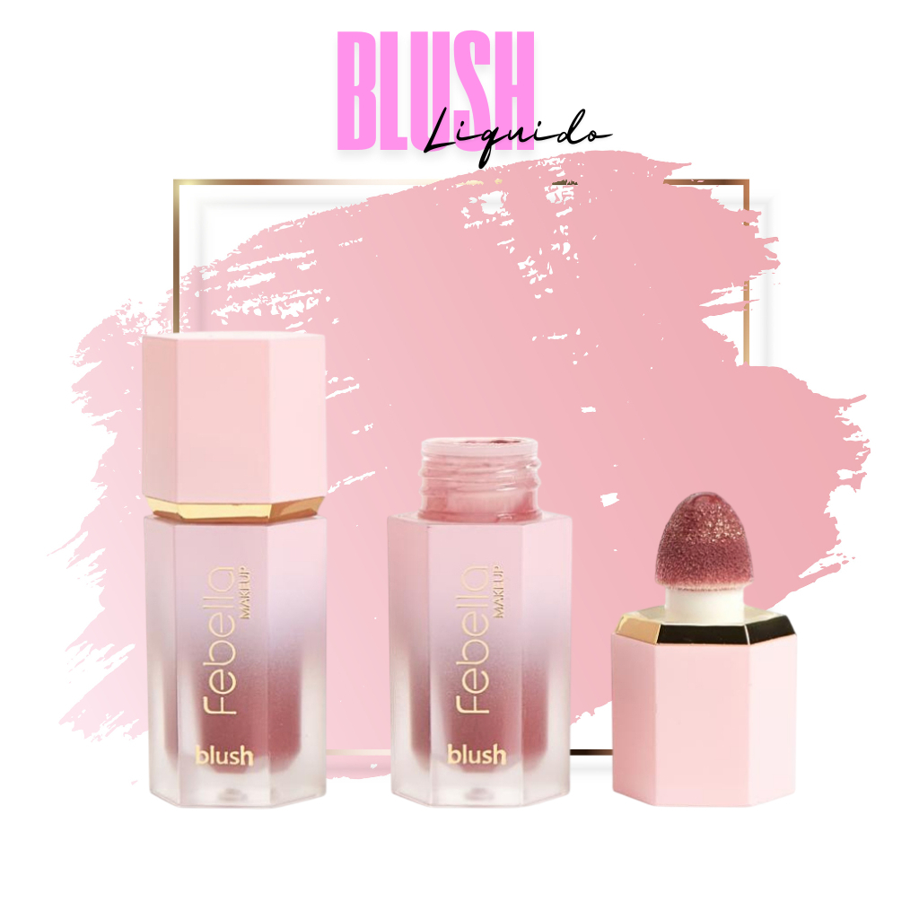 Blush Líquido Febella – Acabamento Natural e Longa Duração! em Oferta na Shopee