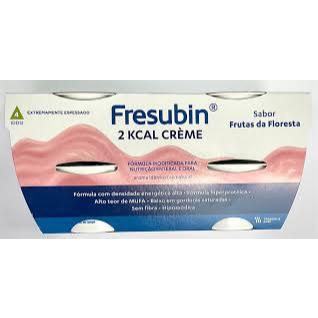 FRESUBIN KIT C/ 4 UNIDADES SABOR FRUTAS DA FLORESTA CREME 2KCAL 125G val 10/26