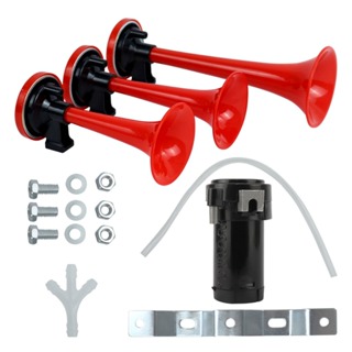 Buzina a Ar 3 Cornetas Verdureiro 12V Kit Com Compressor Caminhão Carro Moto Barco Ar Comprimido em Oferta na Shopee