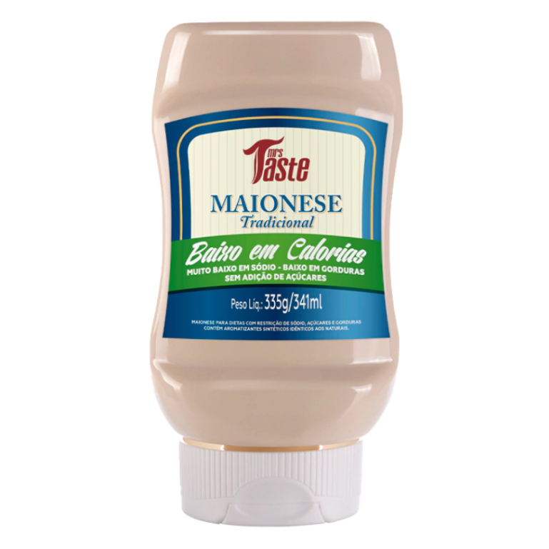 Maionese 335g - Mrs Taste Baixo em Sódio e Calorias - Sem Adição de Açucar em Oferta na Shopee