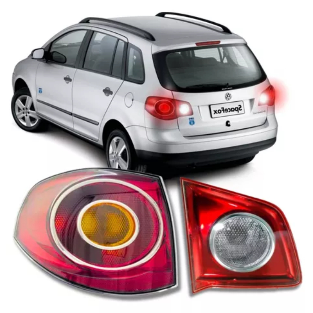 Kit Lanterna Spacefox 2006 2007 2008 2009 2010 Canto E Mala