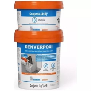 DenverPoxi Adesivo Estrutural Base Epoxi Fluido 1KG em Oferta na Shopee