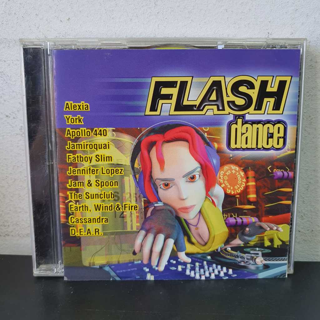 CD Flash Dance - Coletânea Rara Anos 90 - Remix - Alexia Fatboy Slim Jamiroquai Earth Wind & Fire