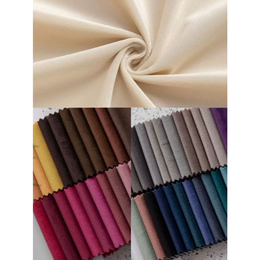 Kit Tecido Suede Liso Veludinho Para Sofá, Decoração, Almofadas 10m x 1,40m