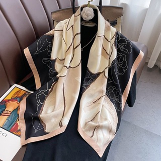 Lenço Echarpe Faixa De Cabeça Lenço Estampado de Cetim Tope Cropped estampa flore em Oferta na Shopee