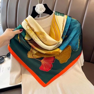 Lenço Cetim 90x90cm - Acessório Fashion e Elegante para Cabeça e Pescoço em Oferta na Shopee