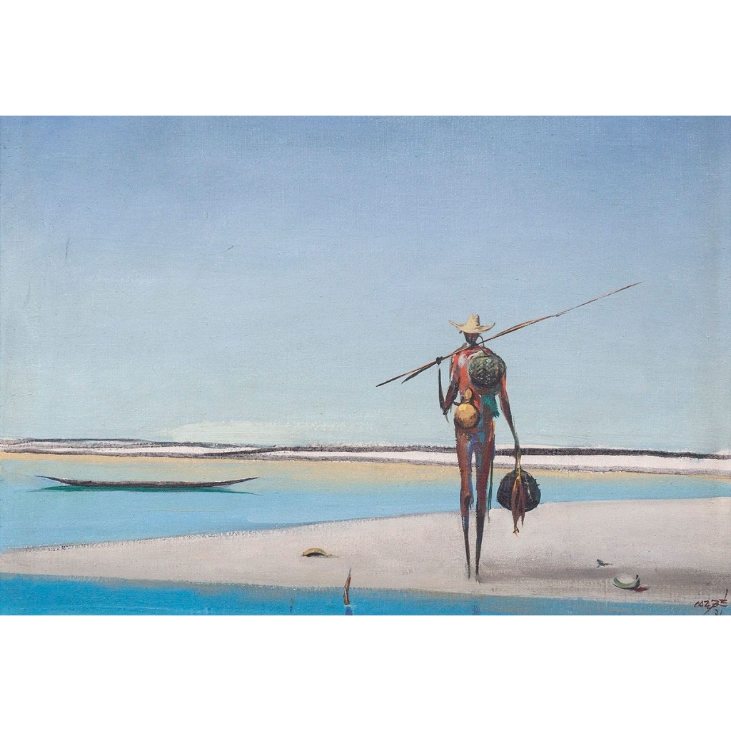 Pôster - Carybé - Pescador - Art Decora - 33 Cm X 48 Cm