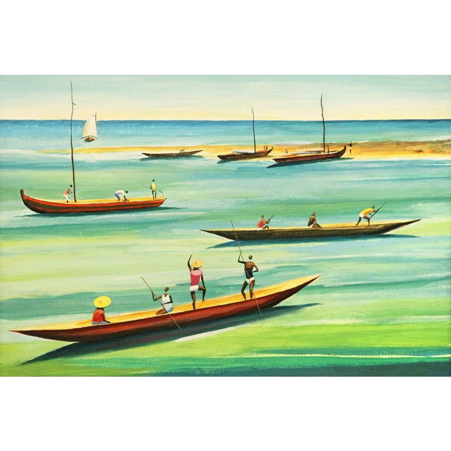 Pôster - Carybé - Pescadores - Art Decora - 33 Cm X 48 Cm