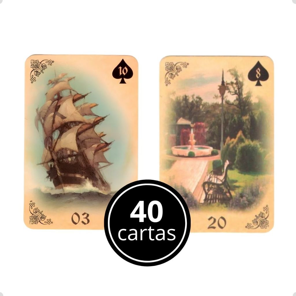 Detalhes do Baralho Cigano Lenormand Clássico – Nova Edição
