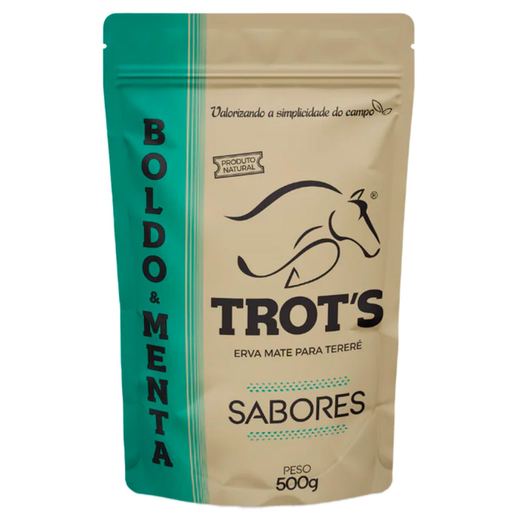 Detalhes do Kit com 5 Ervas Mate TROT'S 500ML - ESCOLHA SABORES