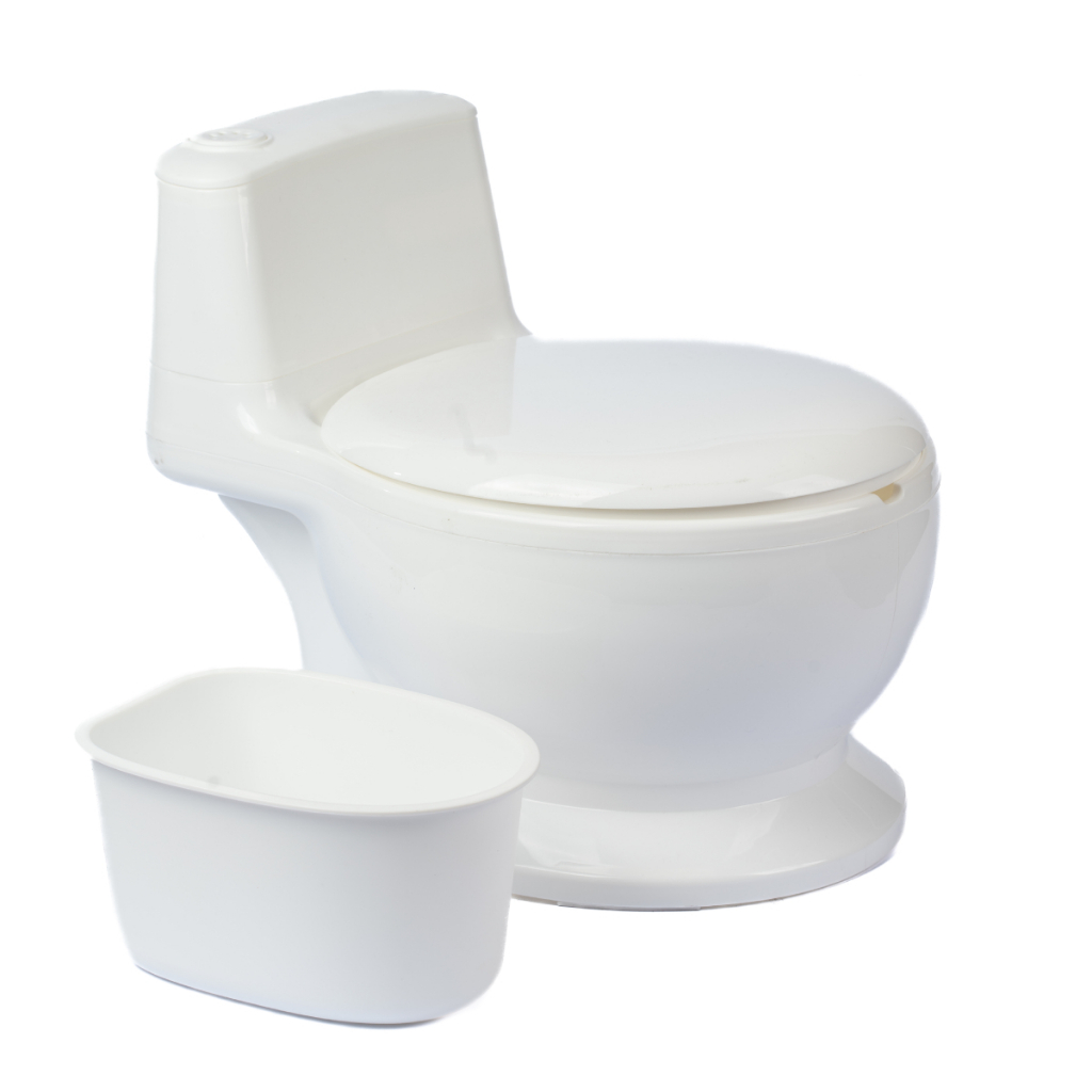 Troninho Pinico Infantil Simulador de Privadinha Com Som Realista de Descarga Desfralde Divertido