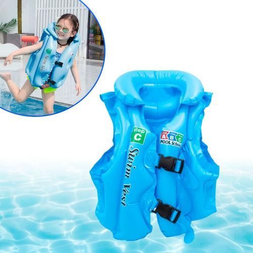 Colete Boia Inflável Infantil Pisc Praia Lago Flutuador Salva Vidas para Criança Segurança  Proteção