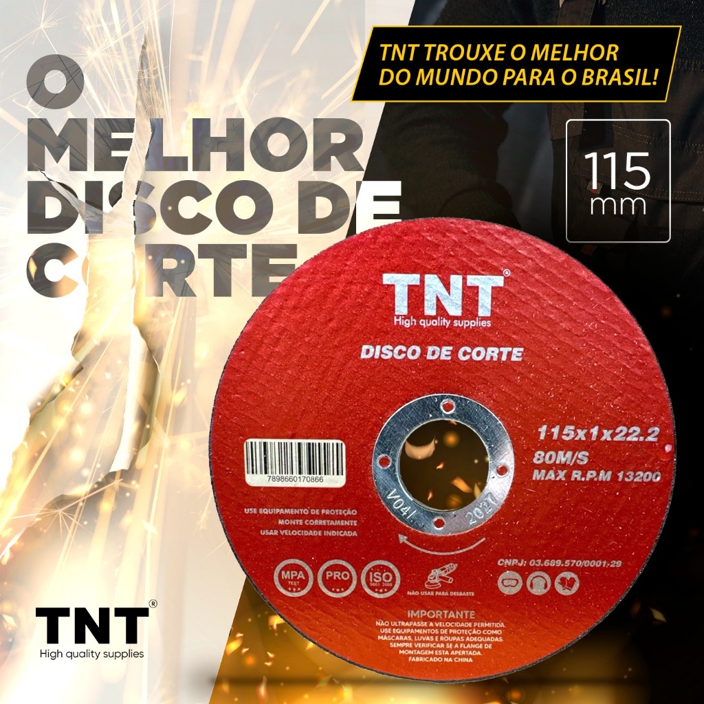 Kit 10 PÇS Disco de Corte 4.1/2 Metal Aço Carbono/Inox Fino 115mm em Oferta na Shopee