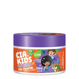 Gel fixador todos os tipos cabelinhos brasileiros cia kids 250g em Oferta na Shopee