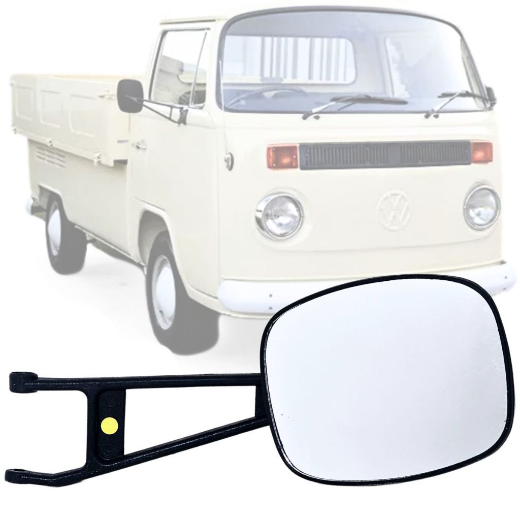 Retrovisor Lateral Direito Carona Volkswagen Kombi Pick-up Picape Cabrita Perua de 76 78 80 82 84 86 88 90 92 94 96