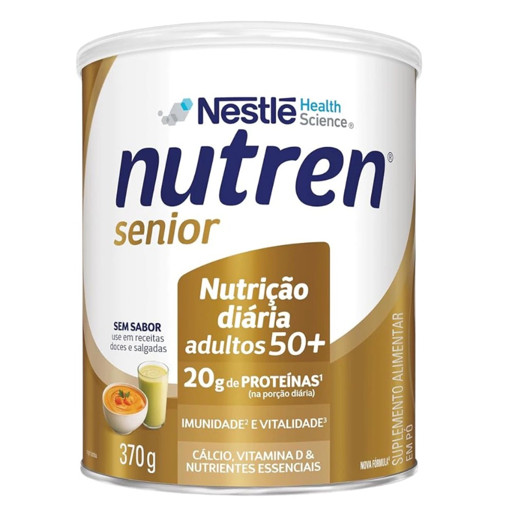 Nutren Senior Sem Sabor Complemento Alimentar 370g