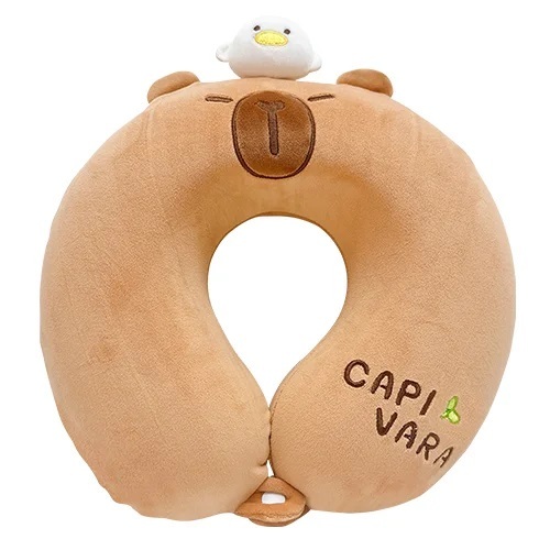 Travesseiro De Viagem Capivara Para Pescoço 30cm - CAA — imagem 2 de 2
