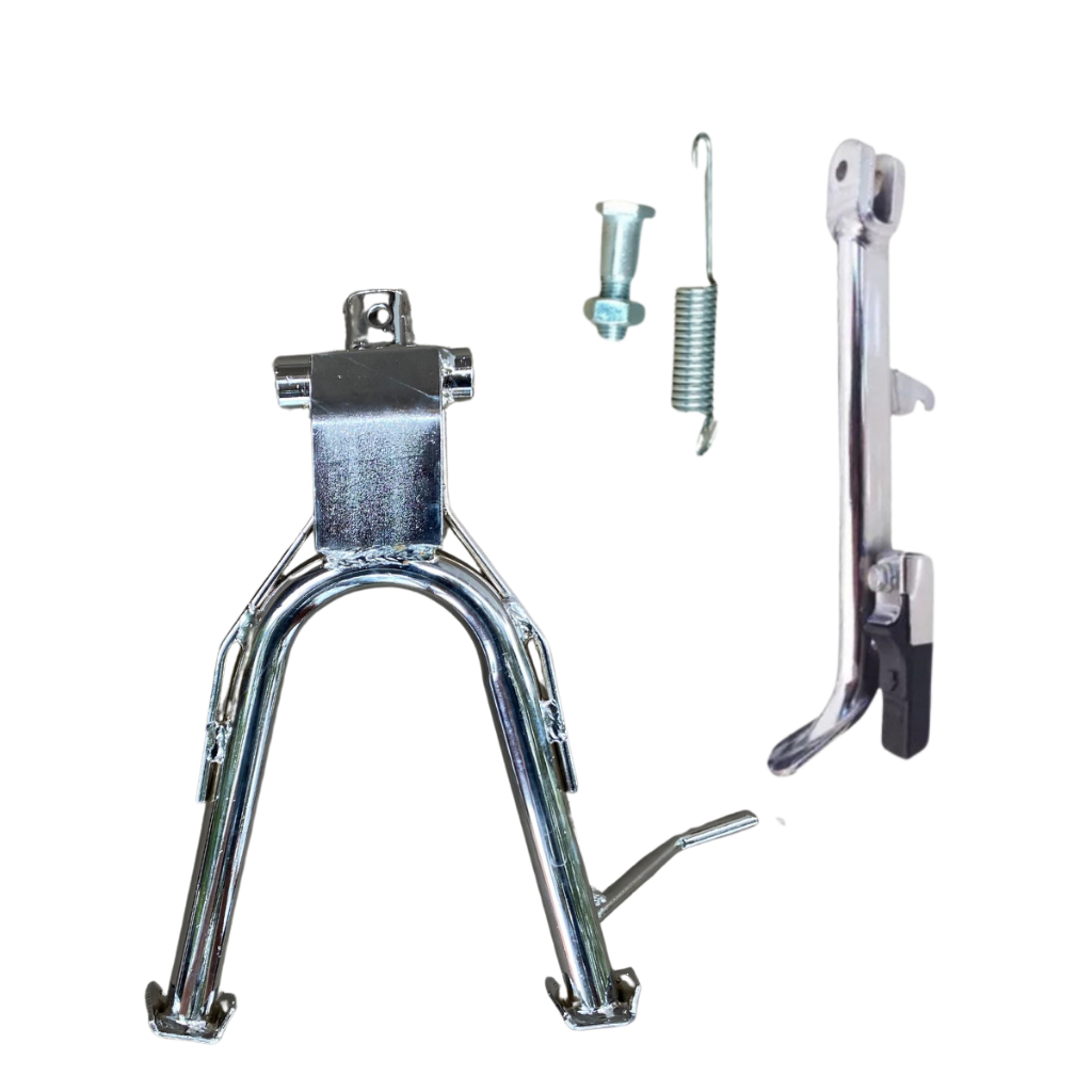 Kit Cavalete Central + Lateral Titan Cg 125 1990 até 1999 Cromado em Oferta na Shopee